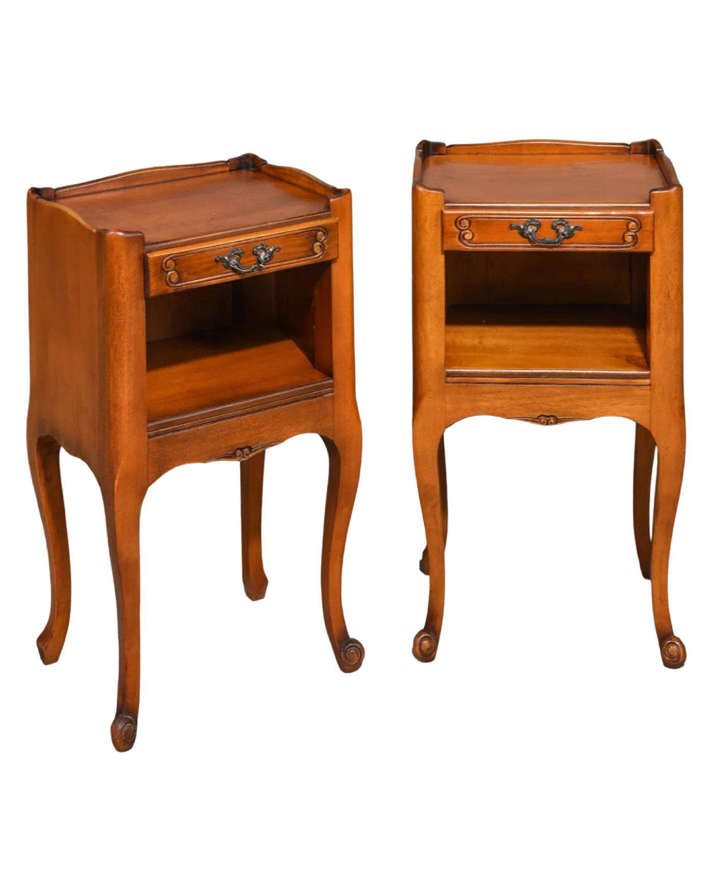 Antique Louis XV Cherry Nightstands