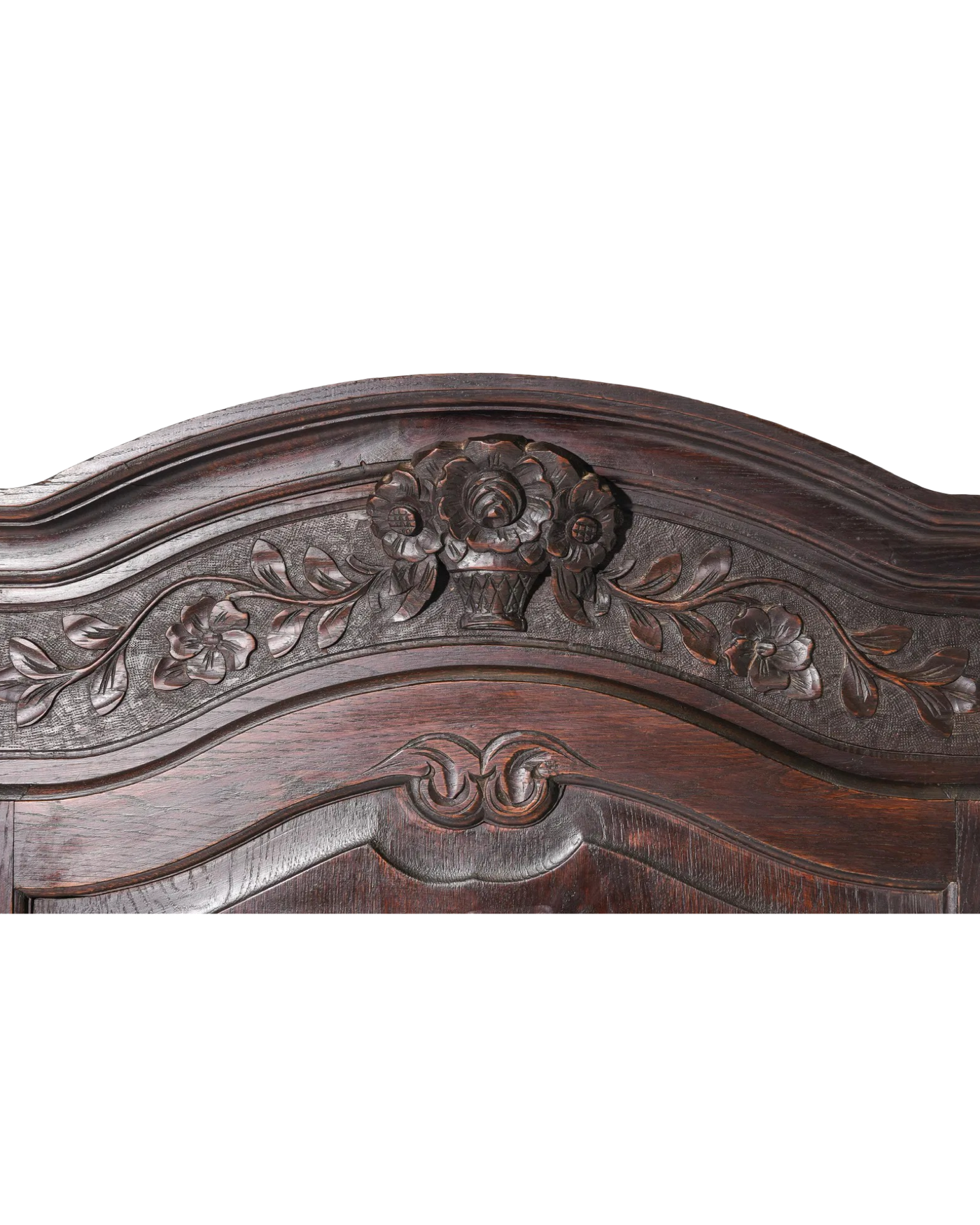 Antique Louis XV Style Oak Bonnetiere c.1920