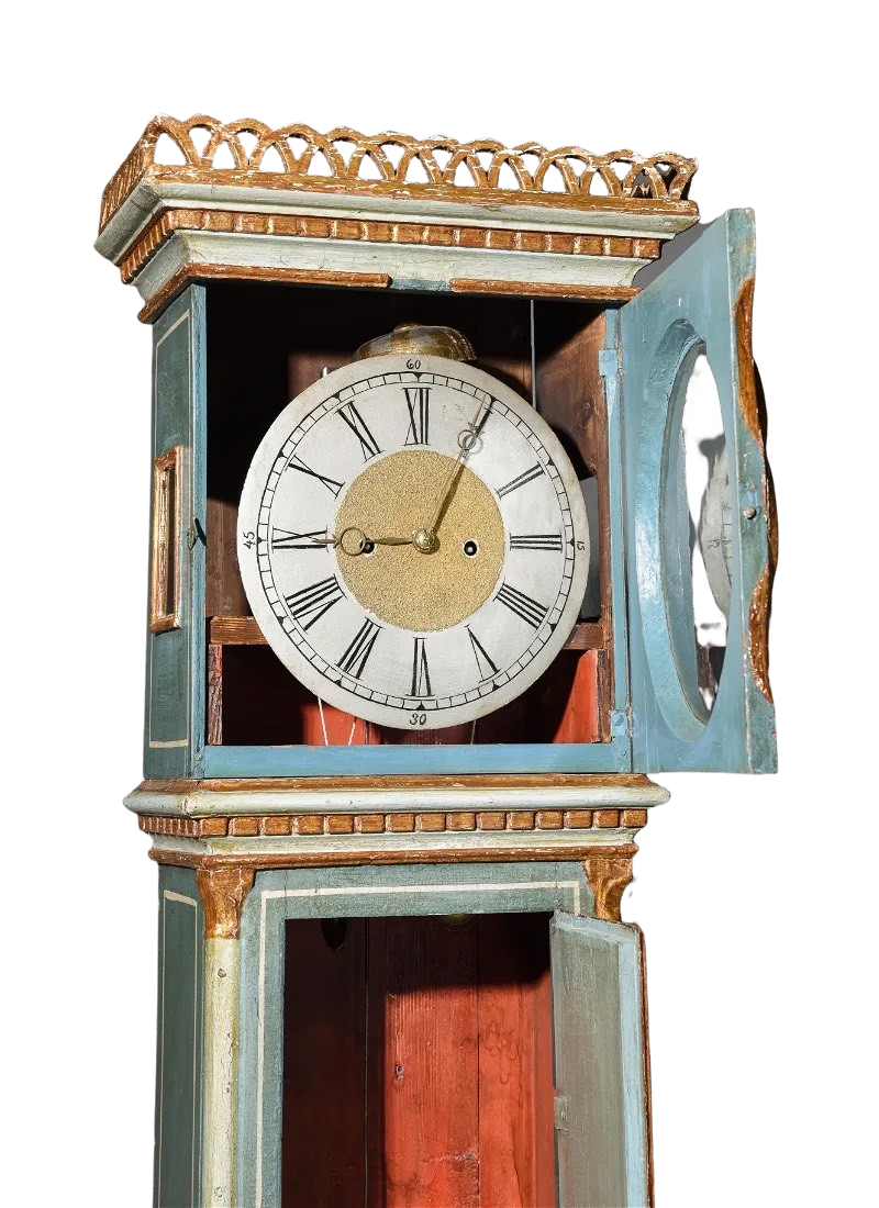 Antique Danish Grandfather Clock