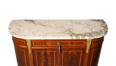 French 19th Century Louis XVI Marble Top Buffet