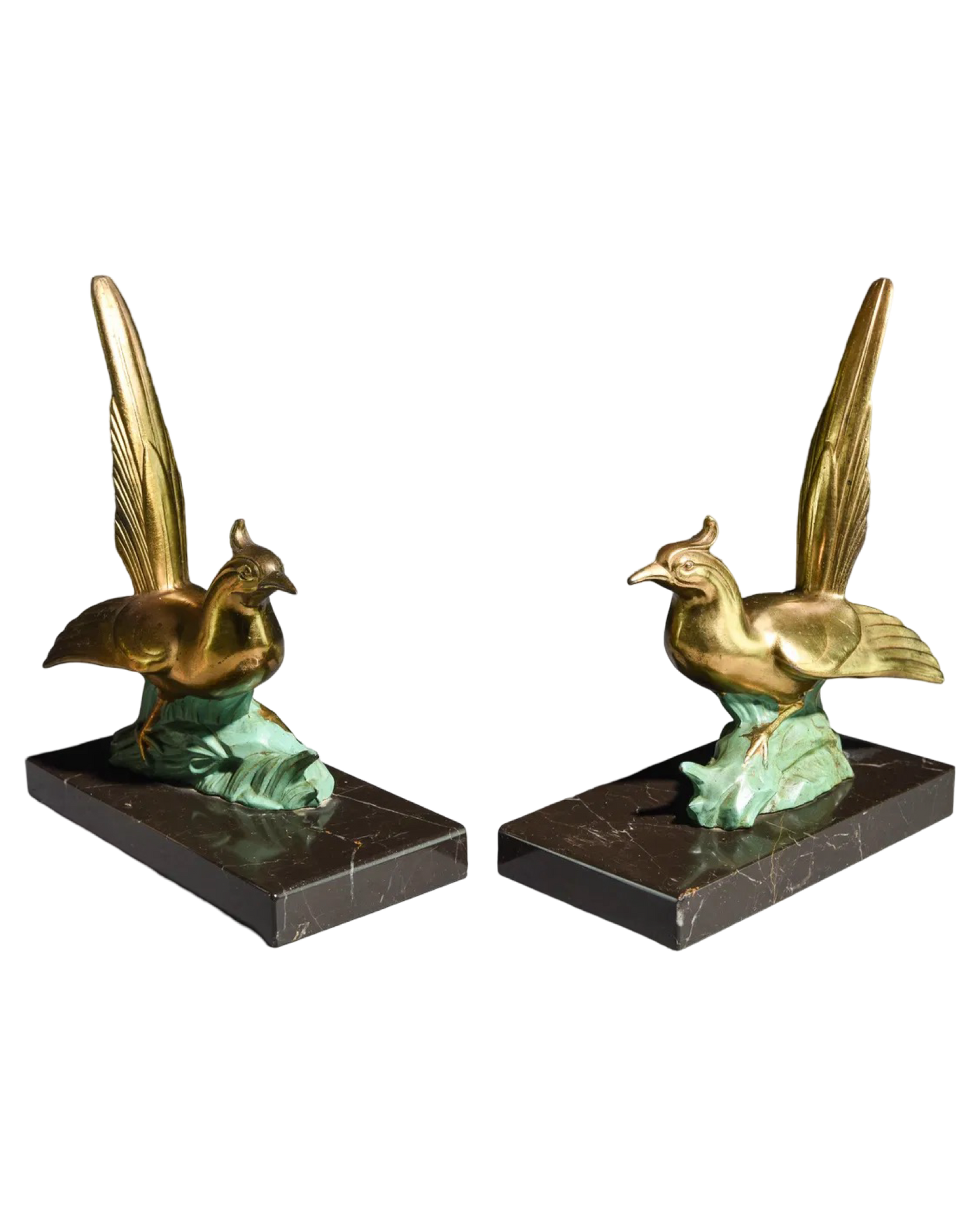 Vintage Art Deco Avian Figural Bookends