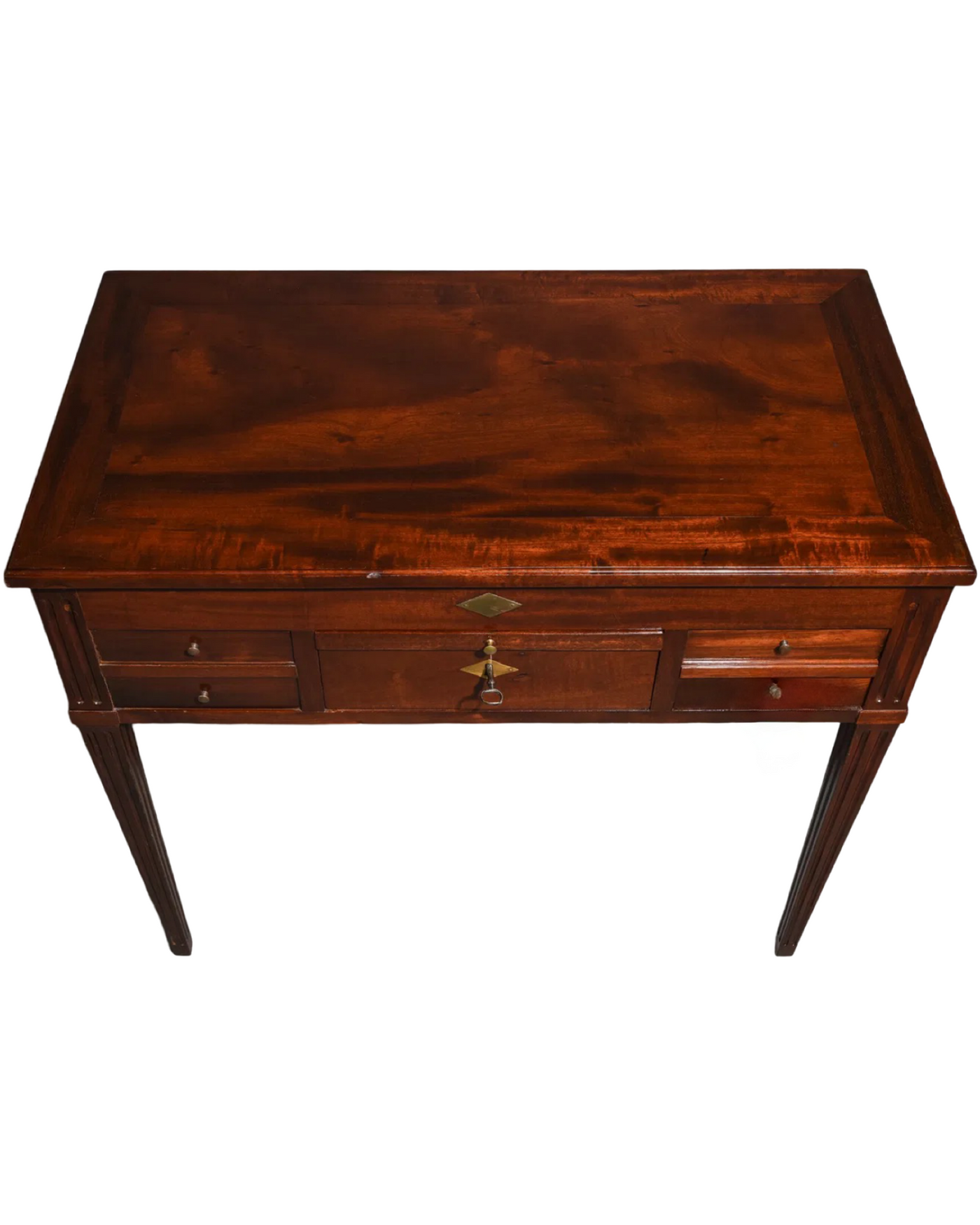 French Louis XVI Style Lift Top Dressing Table