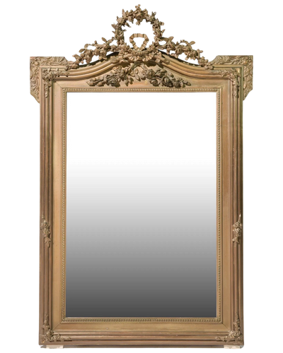 Antique French Louis XV Style Gilt Mirror