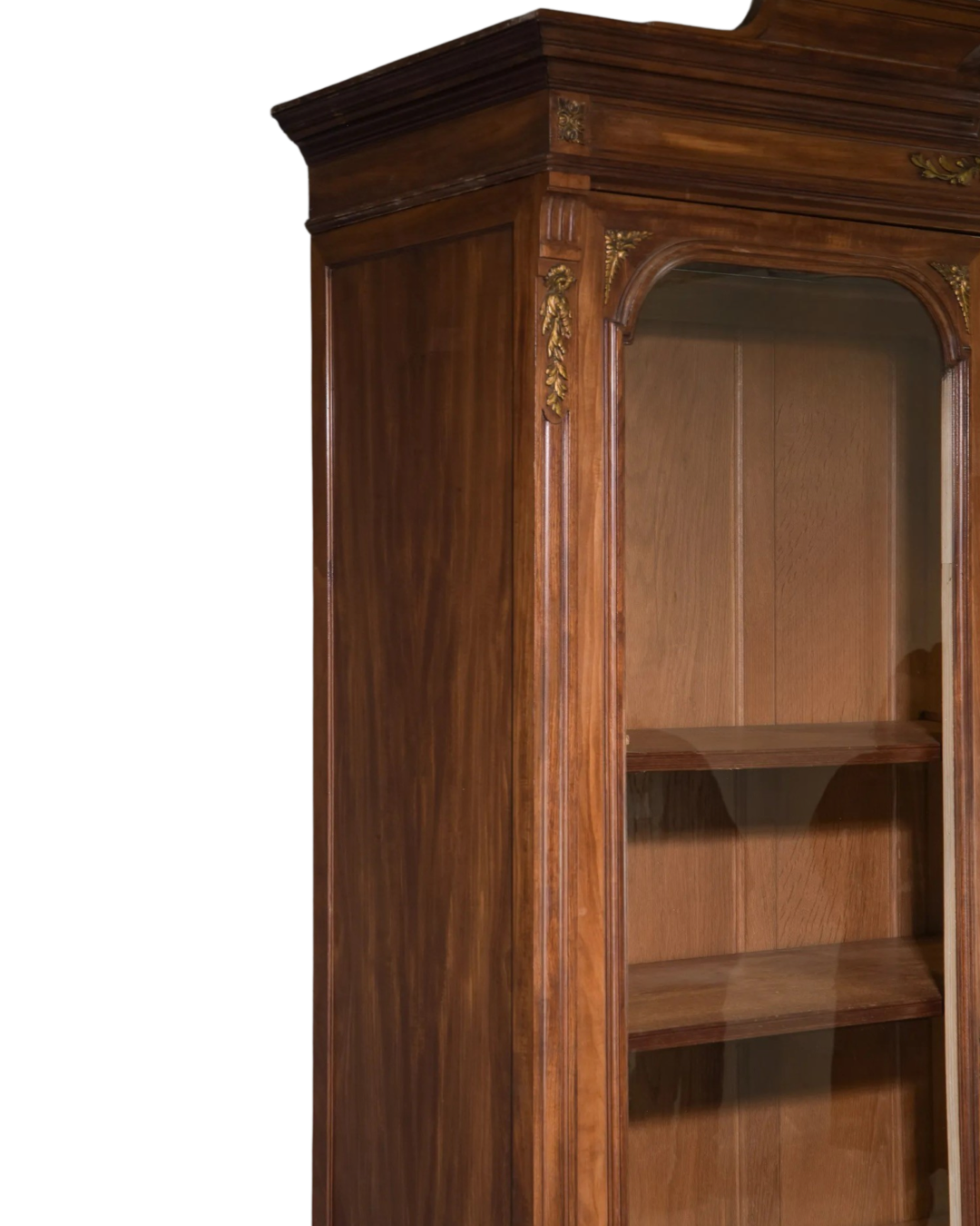 19th Century French Louis XVI Neoclassical Mahogany Bookcase