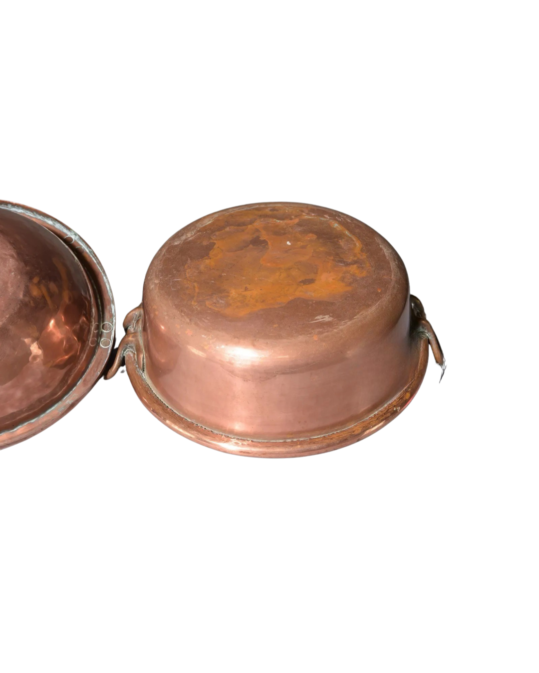 19th Century French Copper Bowls From Normandy