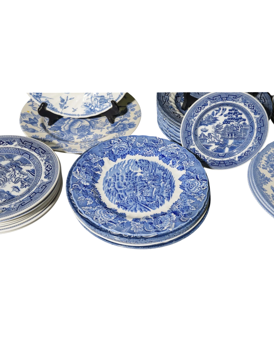 Antique Blue and White Plate