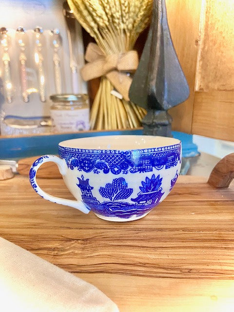 Blue Willow Tea Cups Set/4 - Japan