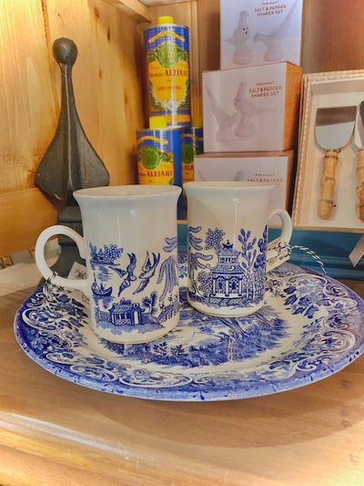 Churchill Blue Willow Coffee Cup