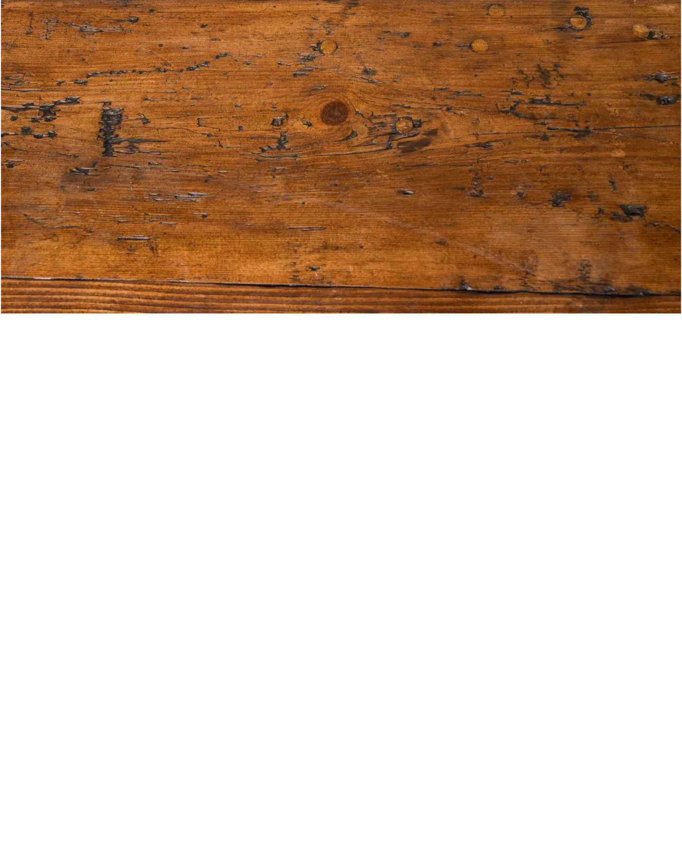 Antique French Kitchen Island with Drawer