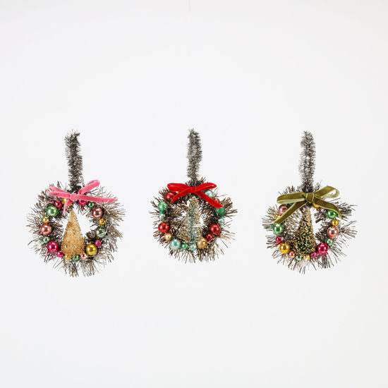 Tinsel Wreath Ornament