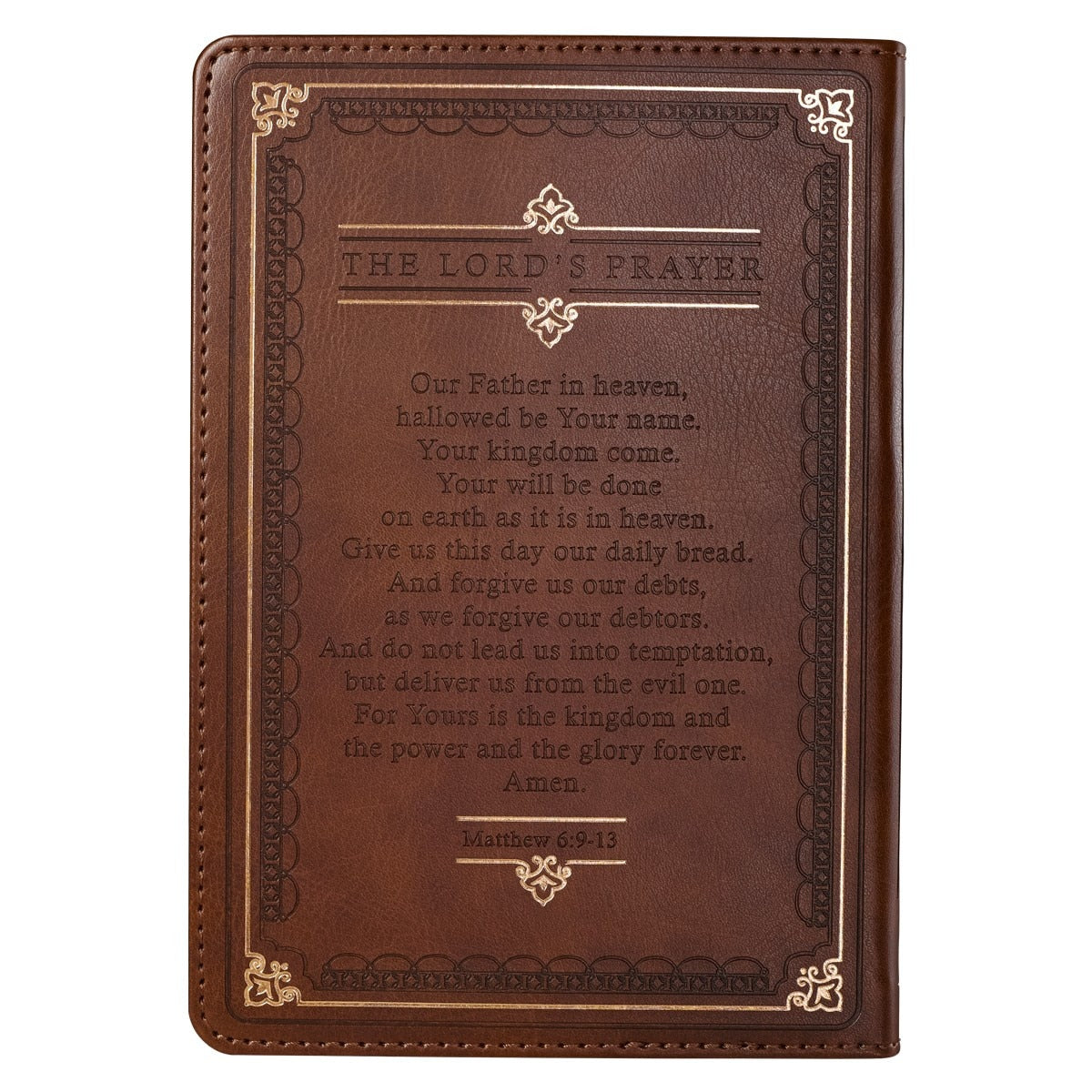 The Lord's Prayer LuxLeather Prayer Journal - Matthew 6: 9-13v