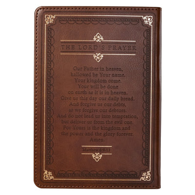 The Lord's Prayer LuxLeather Prayer Journal - Matthew 6: 9-13v