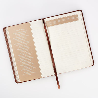 The Lord's Prayer LuxLeather Prayer Journal - Matthew 6: 9-13v