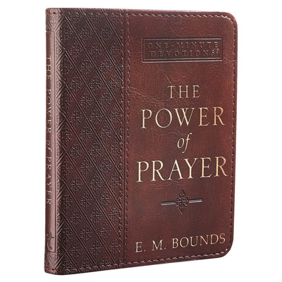 The Power of Prayer Brown Faux Leather One-Minute Devotions