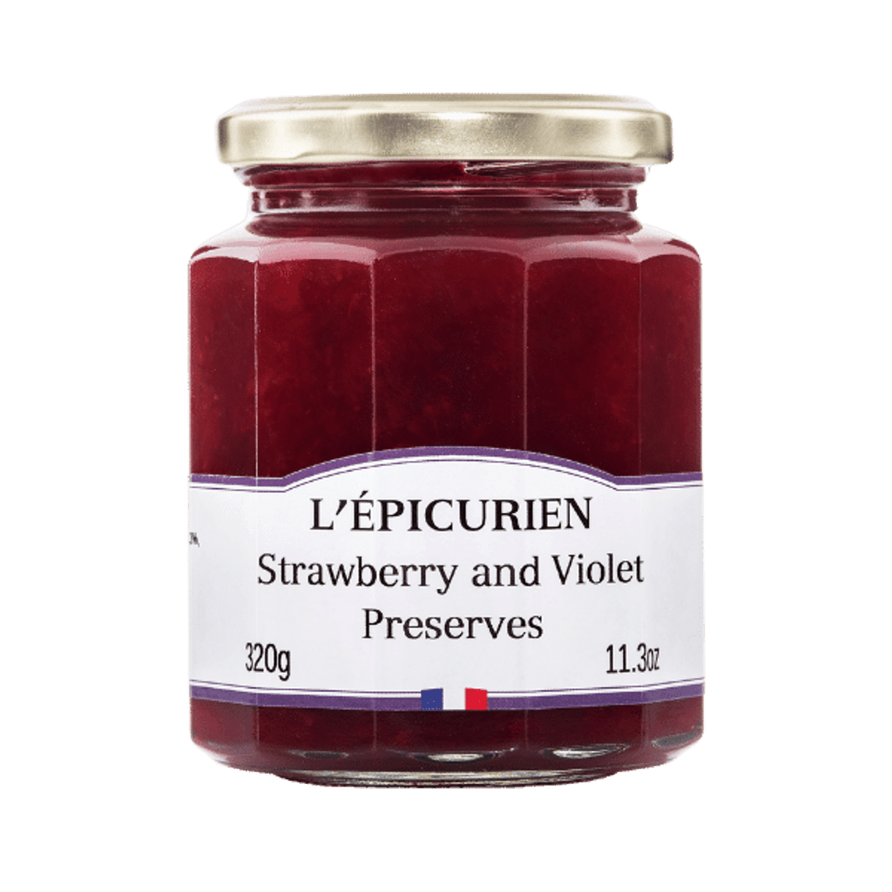 L'epicurien Strawberry & Violet Jam 11.3oz