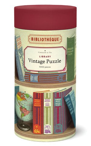 Vintage Puzzle Library Books