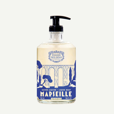 Limited Edition Glass Bottle - Olive Marseille Soap