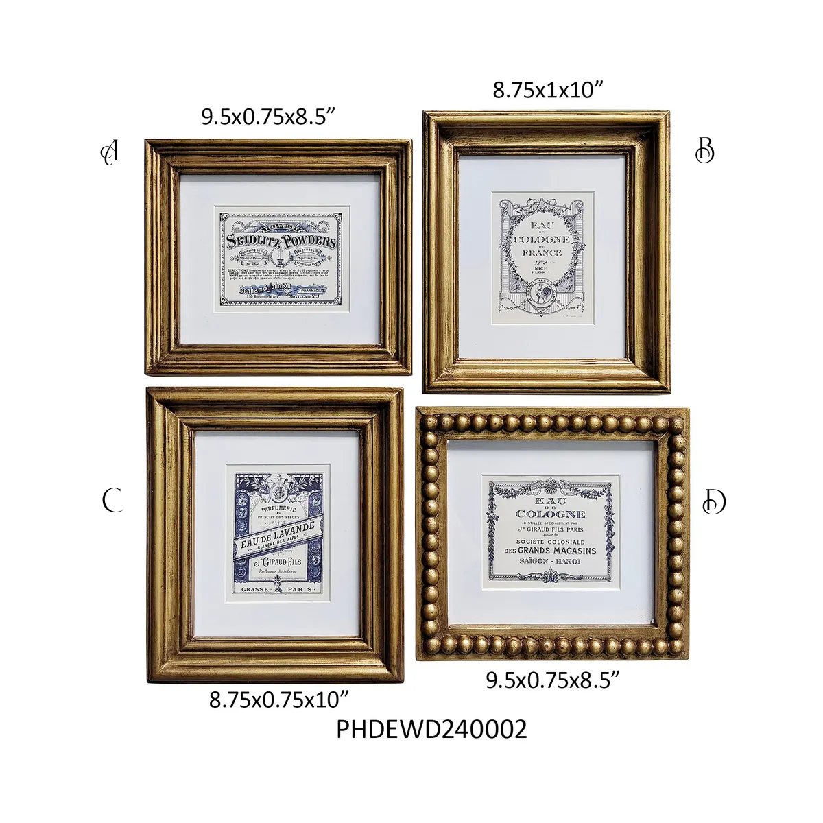 Framed Parfumerie Prints