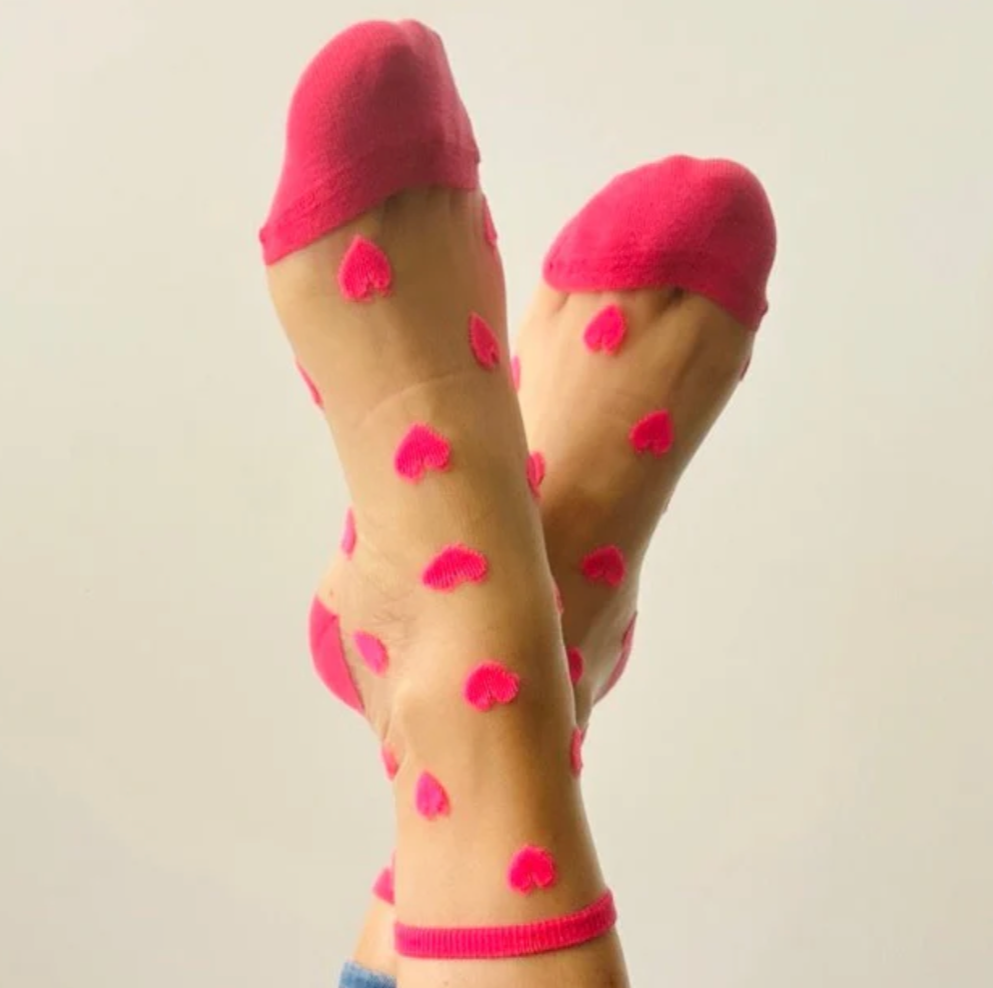 Laure Socks with Hearts