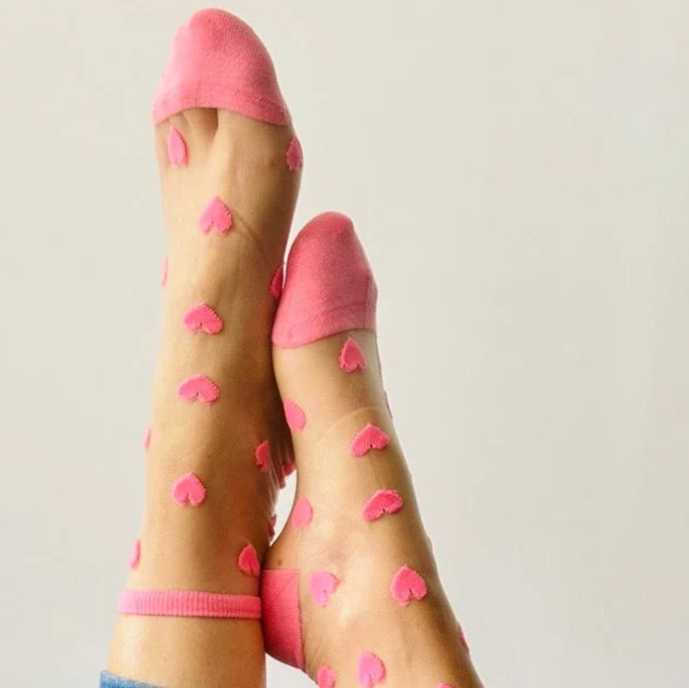 Laure Socks with Hearts