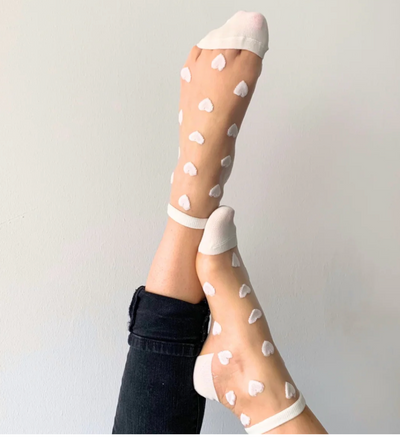 Laure Socks with Hearts