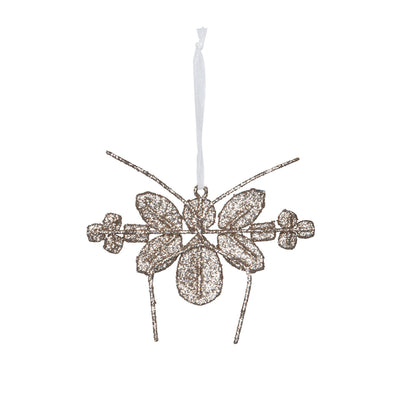 Champagne Gem Bee Ornament