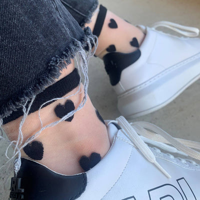 Laure Socks with Hearts