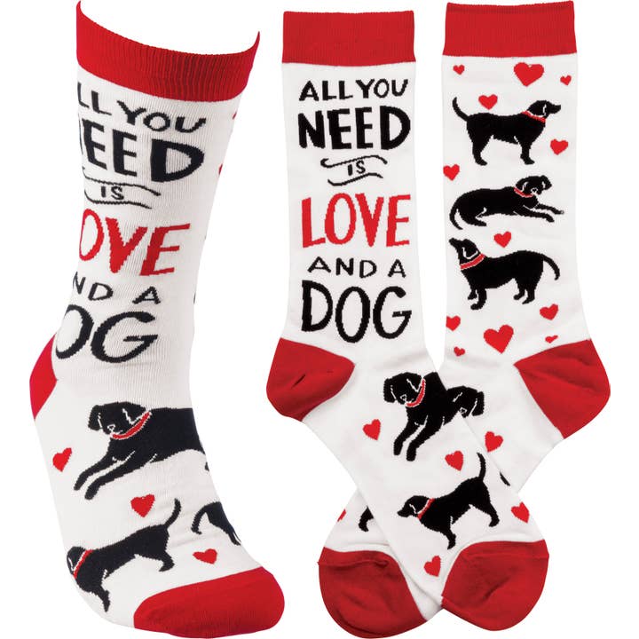 All You Need Is Love and A Dog Socks