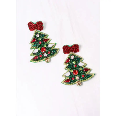 Jeweled Tree Earrings