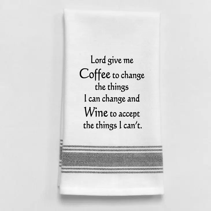 Lord Give Me A Coffee Tea Towel