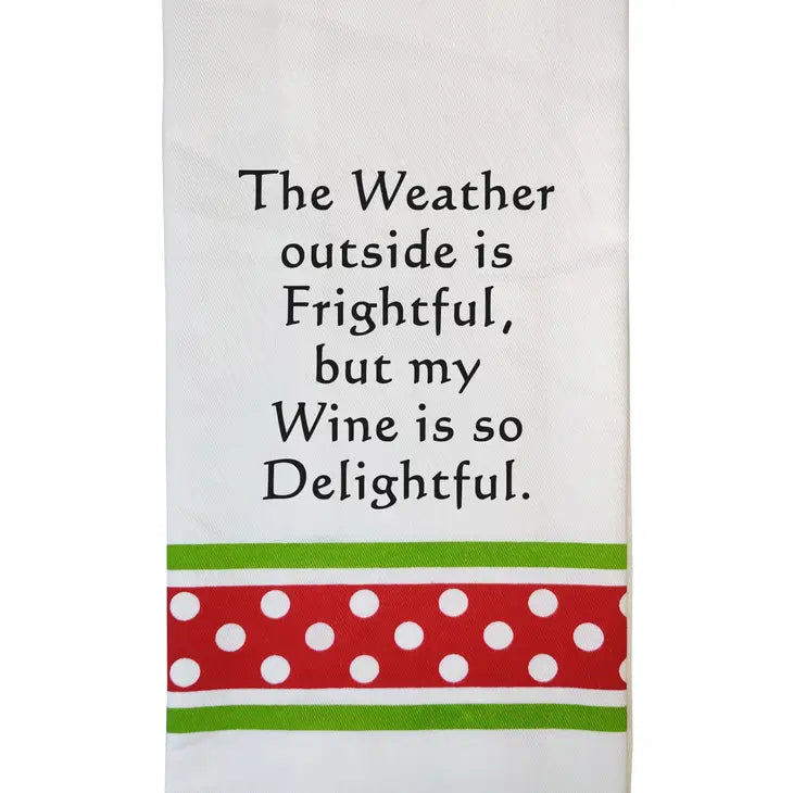 The Weather Outside... Tea Towel