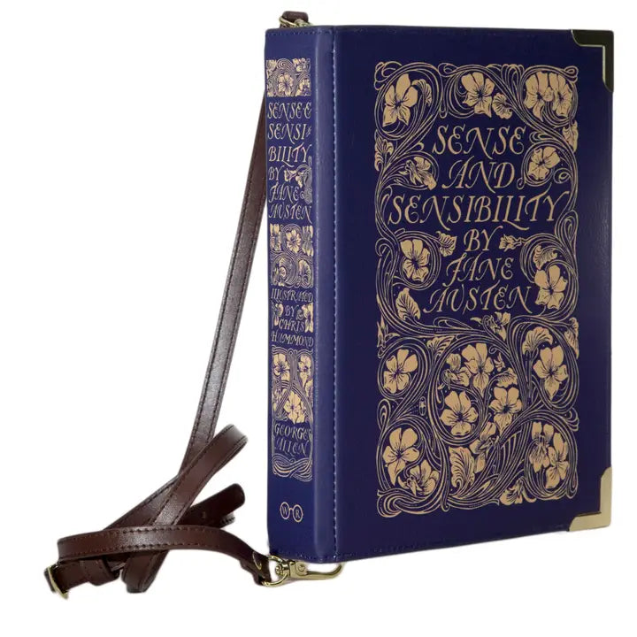 Sense and Sensibility Book Crossbody Handbag Clutch