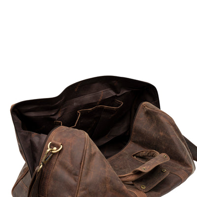 Premium Leather Duffel Bag