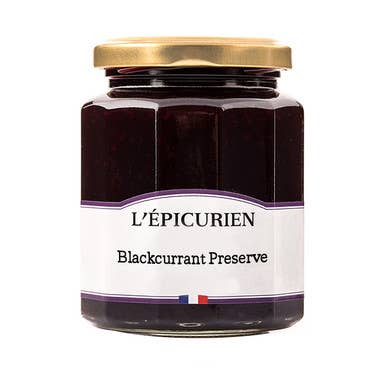 L'epicurien Blackcurrant Burgundy Jam - 11.3oz