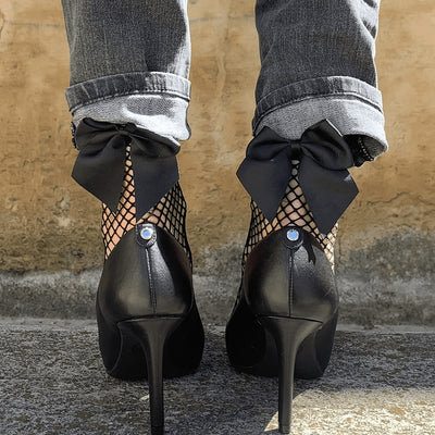 Chloé Fishnet Socks with A Bow