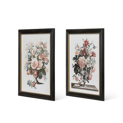 Floribunda Bouquet Framed Prints, 2 Assorted Styles