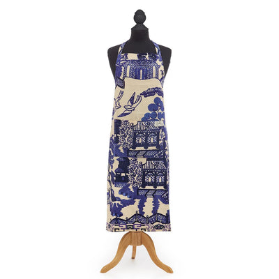 Giant Willow Blue Apron - Cotton