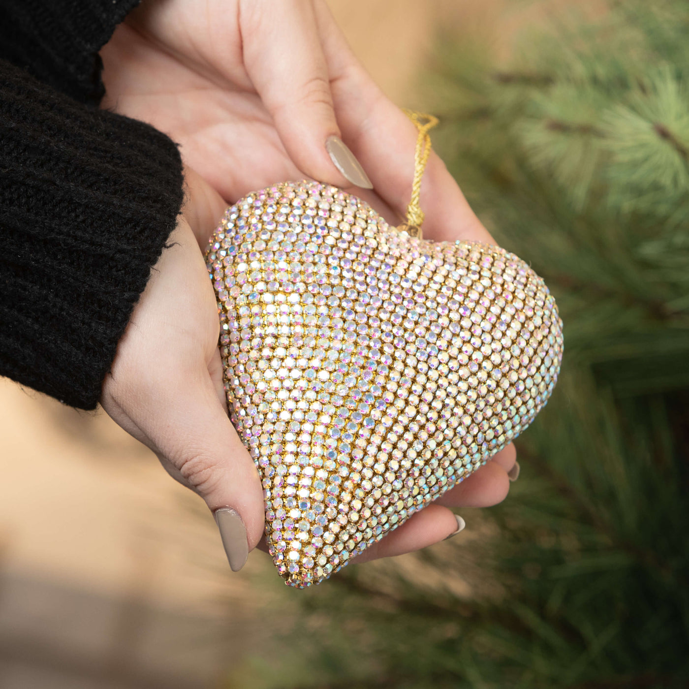 Jeweled Heart Ornament