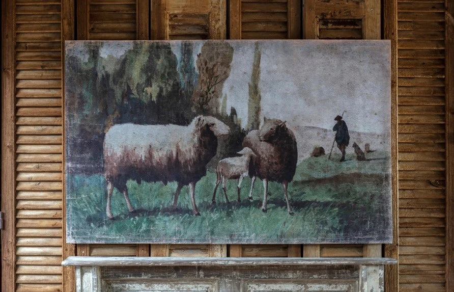 Pastoral Sheep Print