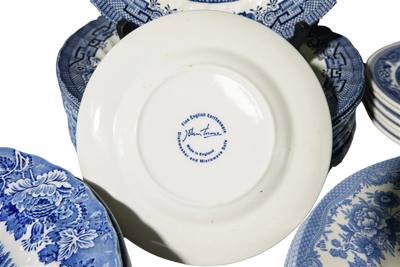 Antique Blue and White Plate