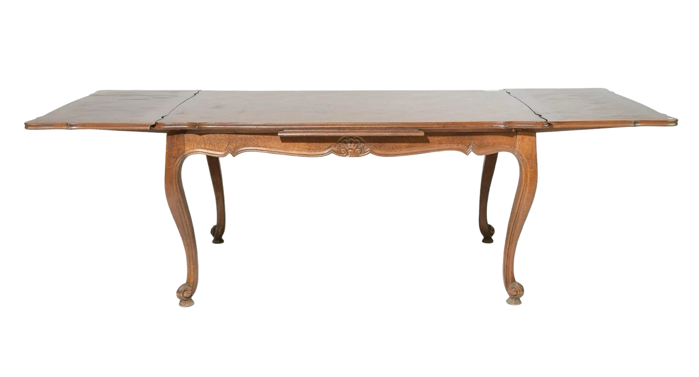 Antique Louis XV French Oak Refectory Table