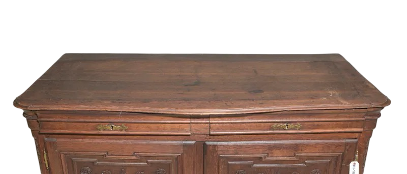 Antique French Early 19th c. Oak Buffet