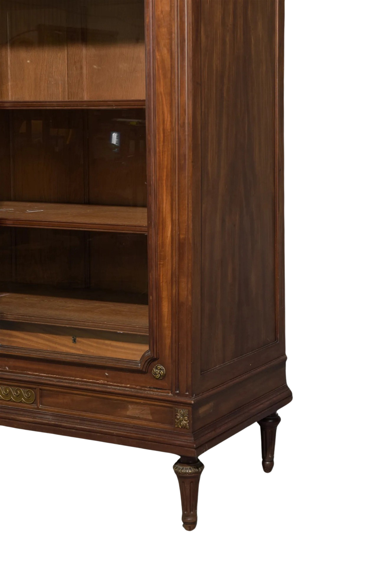 19th Century French Louis XVI Neoclassical Mahogany Bookcase