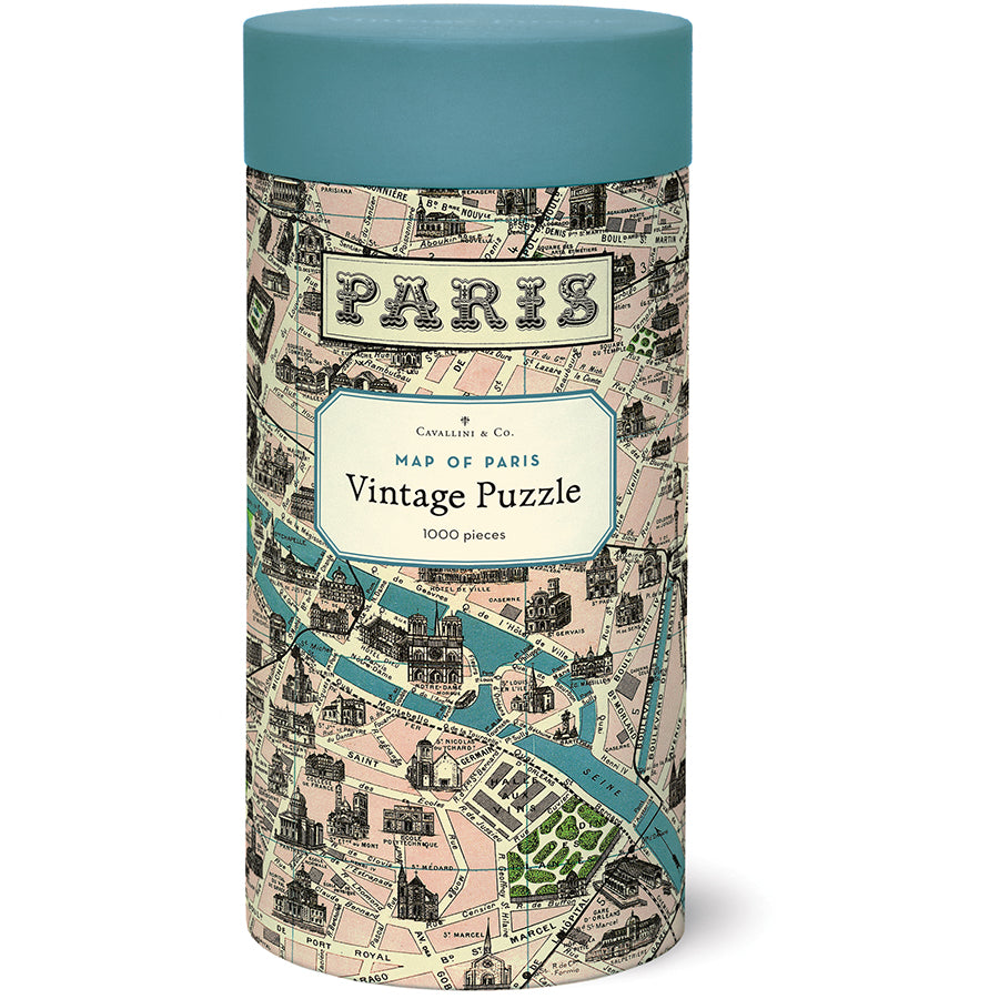 Paris Map 1,000 Piece Puzzle