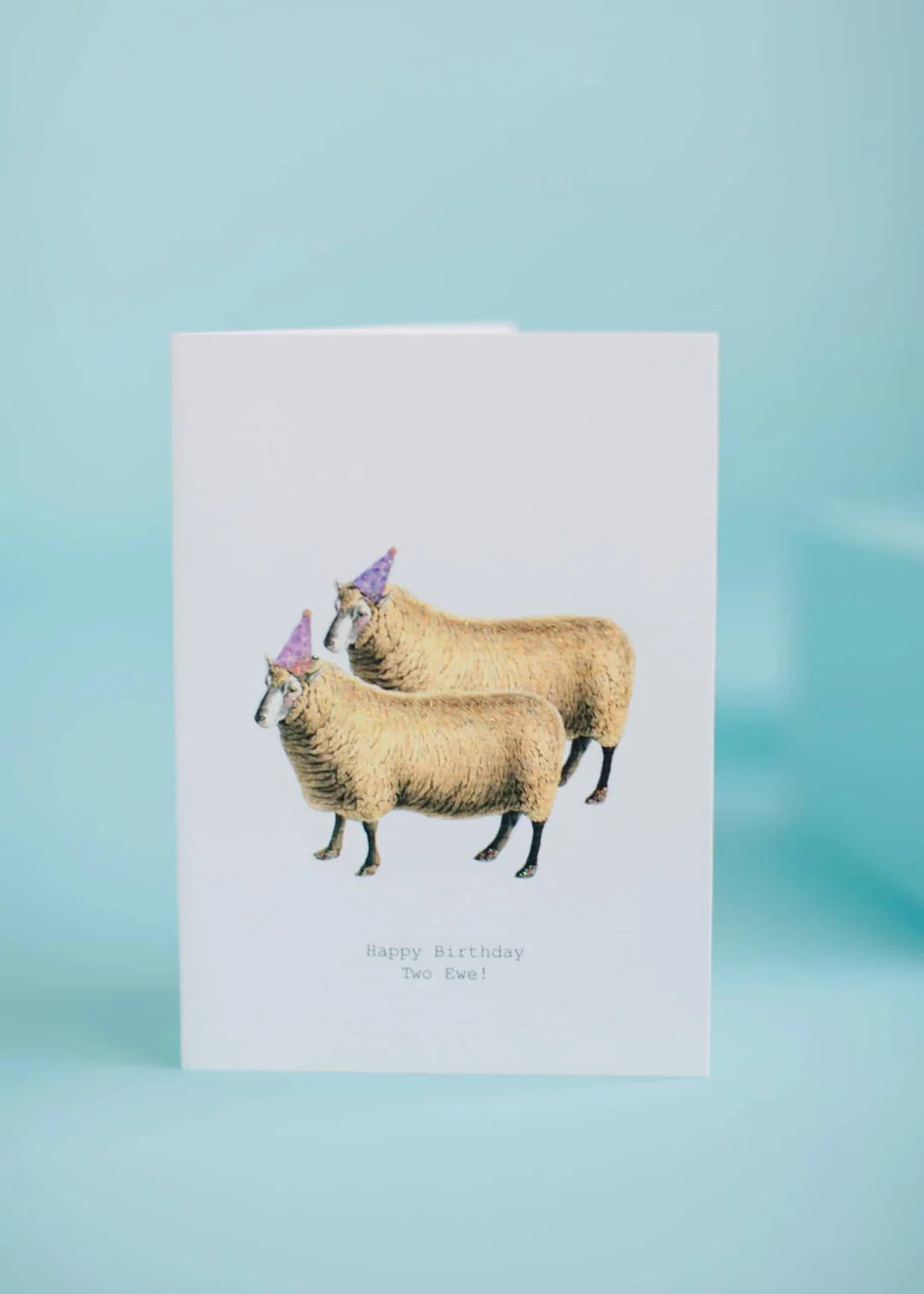 Happy Birthday Two Ewe Card