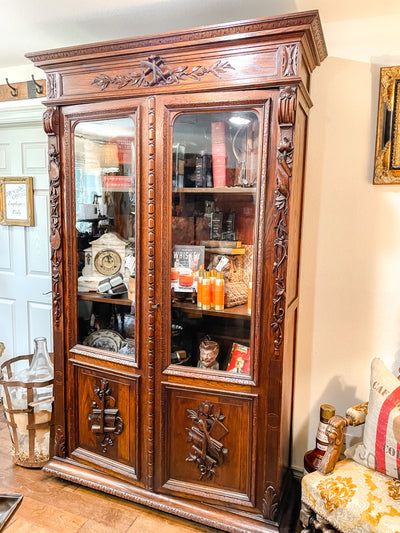 Antique French Bibliotheque - A Tribute to the Arts