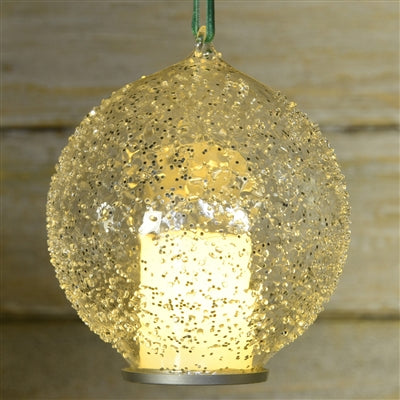 Illuminated LED Candle Ornament