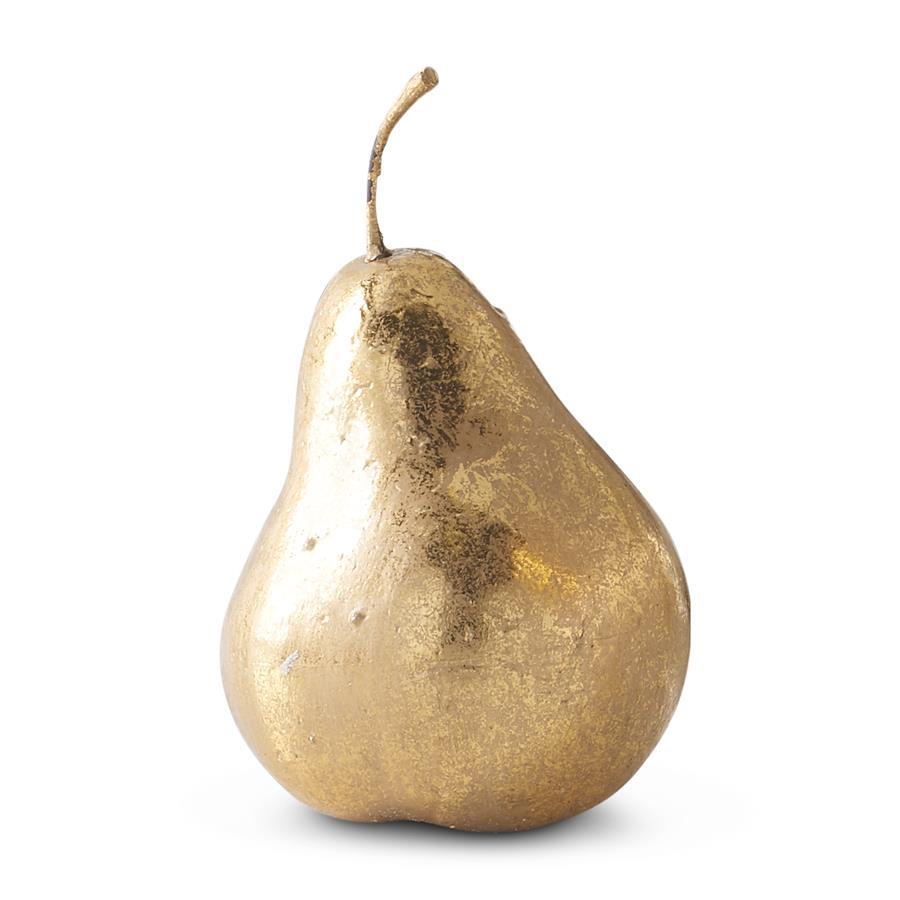 4" Gold Pear
