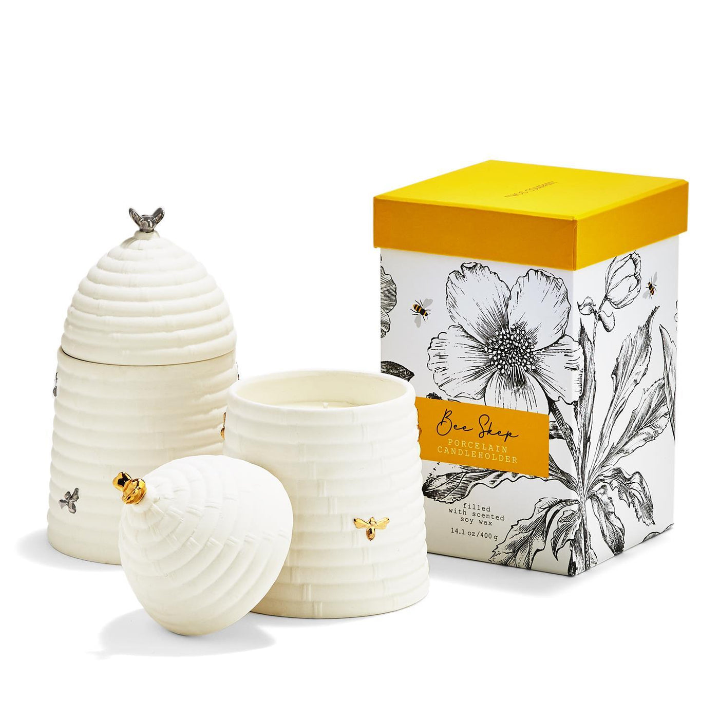 Bee Skep Scented Candle in Gift Box