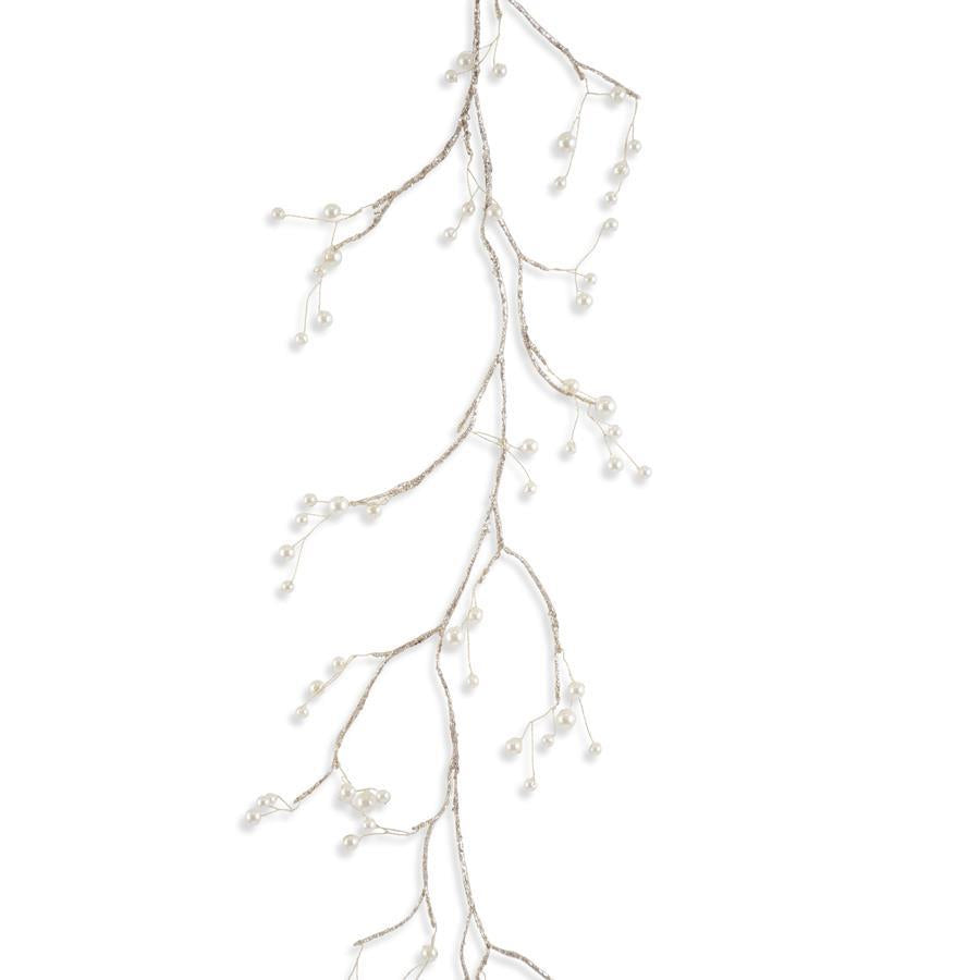 65" Twig Garland with Pearls